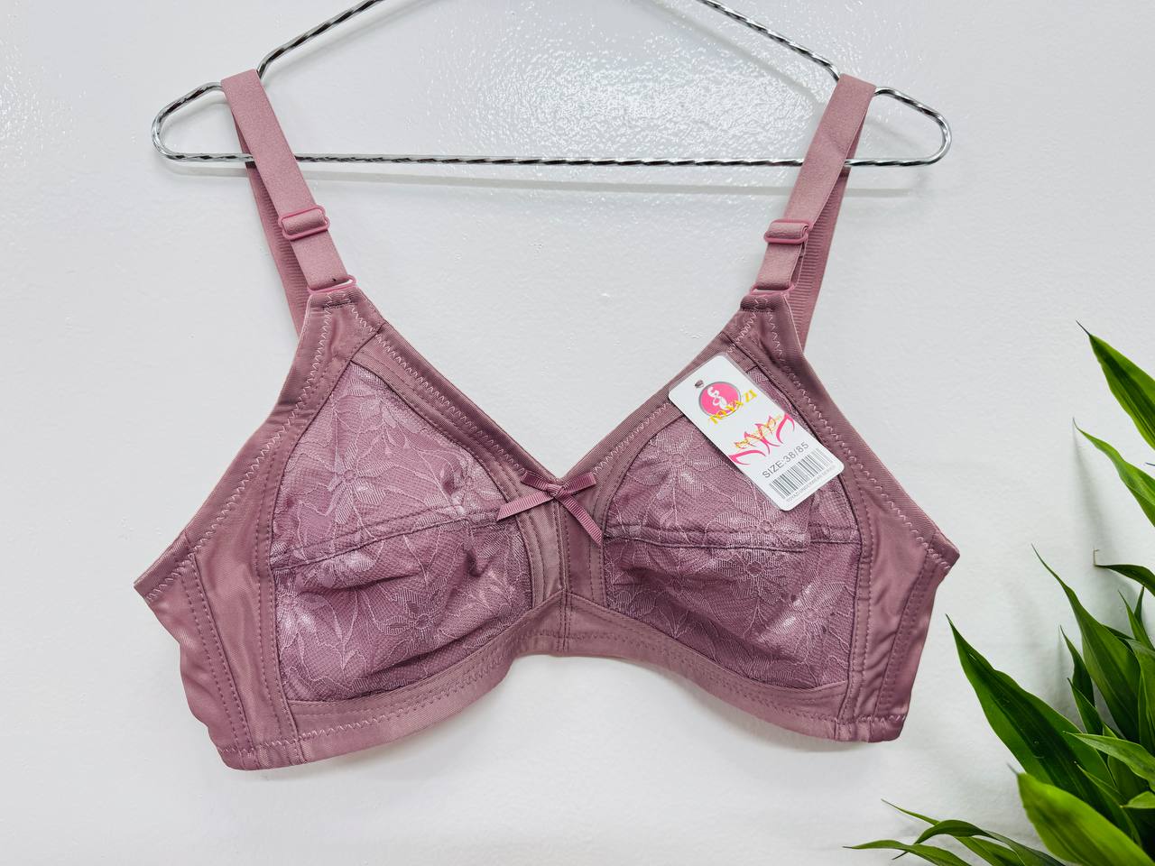 unpadded and unwired bra