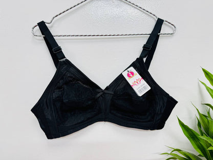 unpadded and unwired bra