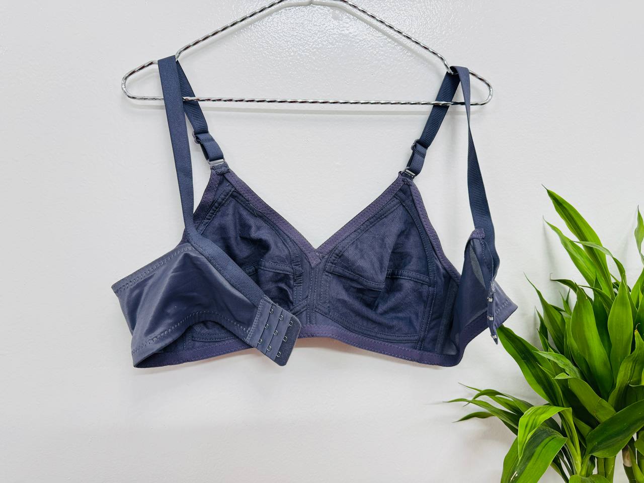 unpadded and unwired bra