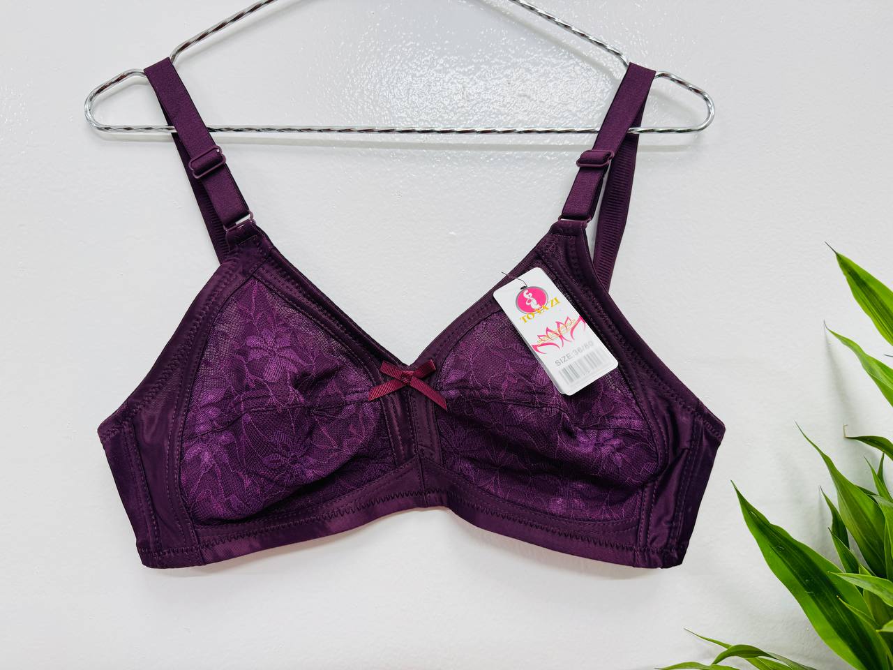 unpadded and unwired bra