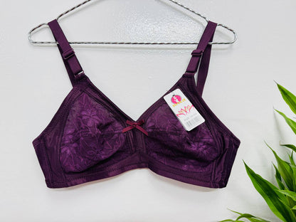 unpadded and unwired bra