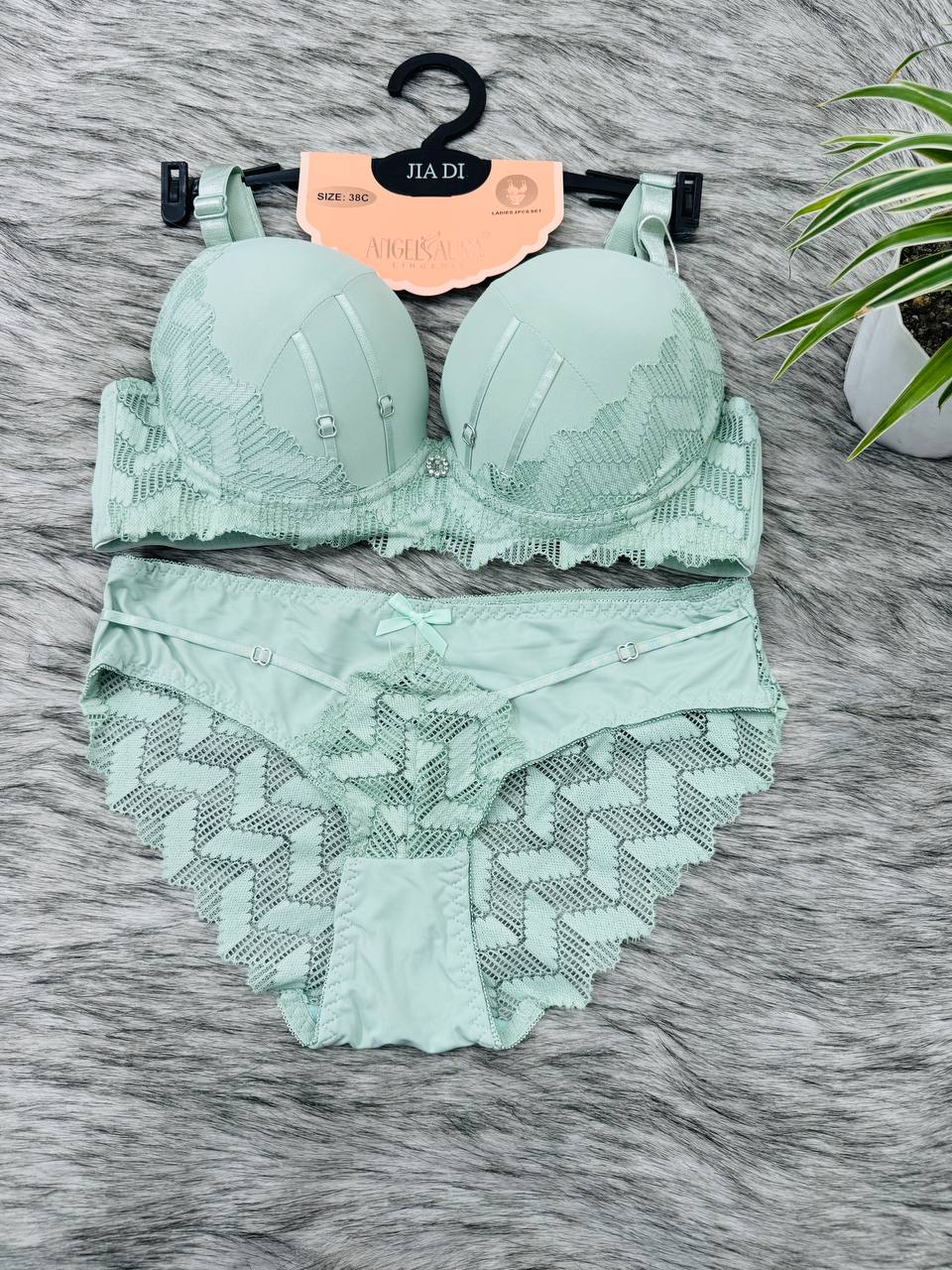 Super premium bridal lase Bra Panty Set