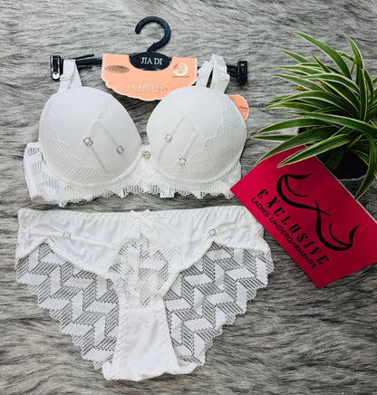 Super premium bridal lase Bra Panty Set