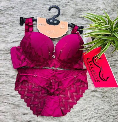 Super premium bridal lase Bra Panty Set