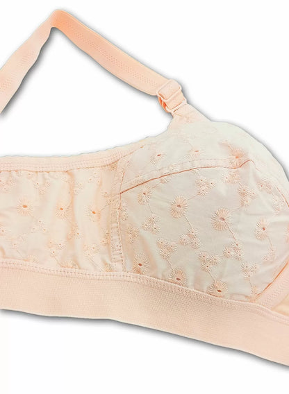Imported Trylo Krutika Chikan No Wire Bra(Cross Fit)