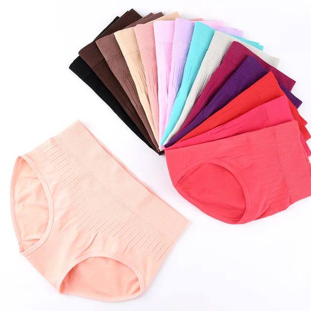 Imported Premium Cotton Breathable Underwear Comfortable Panty for Women (One Piece)