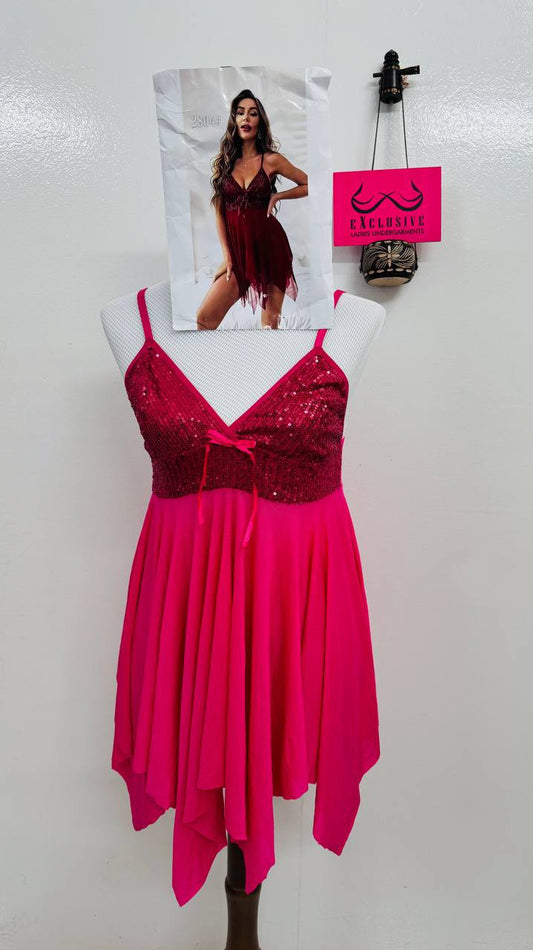 Attractive Lace Nighty – Unveil Your Midnight Charm
