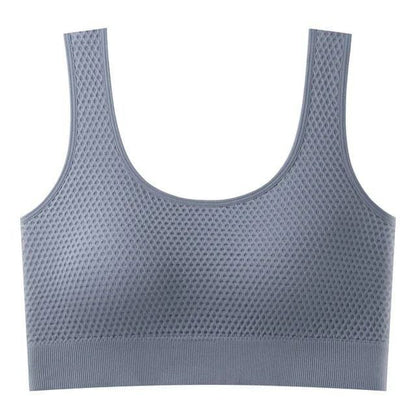 New Sports beautiful back sexy sports wrap vest breathable support ladies sexy seamless underwater tube top Gymtraining bra