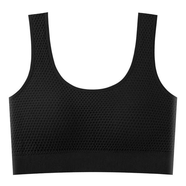 New Sports beautiful back sexy sports wrap vest breathable support ladies sexy seamless underwater tube top Gymtraining bra