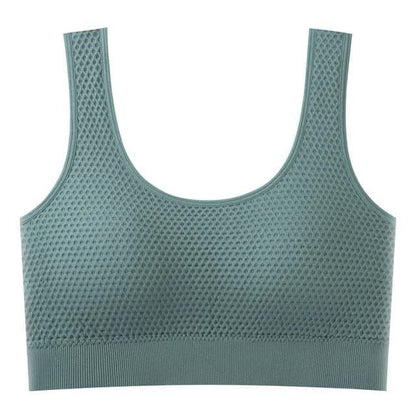 New Sports beautiful back sexy sports wrap vest breathable support ladies sexy seamless underwater tube top Gymtraining bra