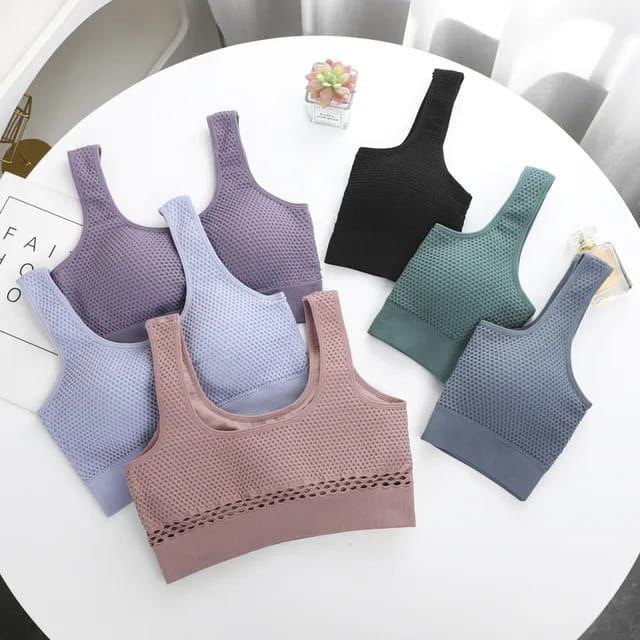 New Sports beautiful back sexy sports wrap vest breathable support ladies sexy seamless underwater tube top Gymtraining bra