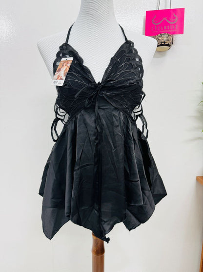 Embrace the Fantasy: Butterfly Hot Babydoll Nighty
