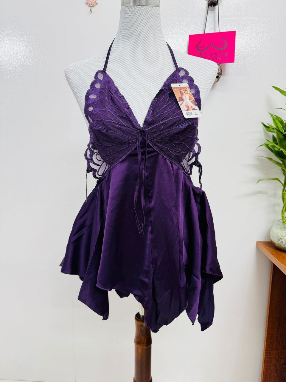 Embrace the Fantasy: Butterfly Hot Babydoll Nighty