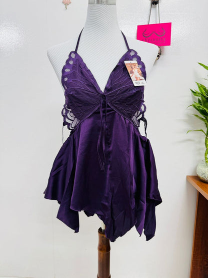 Embrace the Fantasy: Butterfly Hot Babydoll Nighty