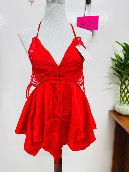 Embrace the Fantasy: Butterfly Hot Babydoll Nighty