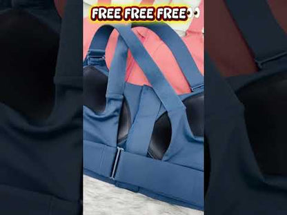 Multifunctional Heavy Front Zipper Sports Bra